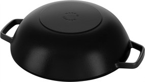 Staub Specialities Wok met glazen deksel 30 cm, Zwart - Specialities - Staub