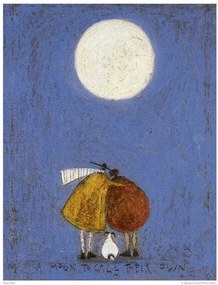 Sam Toft - A Moon To Call Their Own Kunstdruk, Sam Toft, (40 x 50 cm)