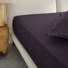 Hoeslaken, gewassen katoensatijn, omslag 30 cm, Saria