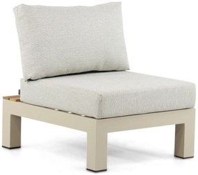 Loungeset 6 personen Aluminium/Teak Taupe Lifestyle Garden Furniture Vittoria