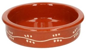 Tapasschaaltje met takjesslinger, terracotta, Ø 12 cm