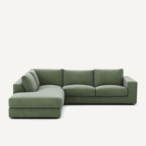 Hoekbank in fluweel, Skander