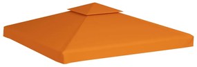vidaXL Vervangend tentdoek prieel 310 g/m² 3x3 m oranje