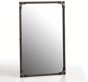 Rechthoekige industriele spiegel in metaal 60x90cm, Lenaig