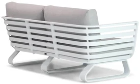 Santika Furniture Santika Sovita Stoel-bank Loungeset Aluminium Wit 3-delig