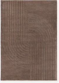 Handgetuft wollen hoog-laag vloerkleed Mason