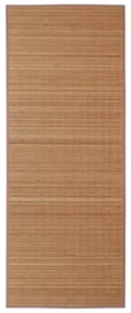 vidaXL Tapijt 160x230 cm bamboe bruin