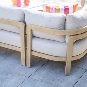 Garden Impressions Sirocco loungeset 3-delig rechts - acacia - grey sand