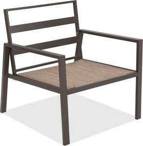 Set van twee fauteuils Vigo bruin