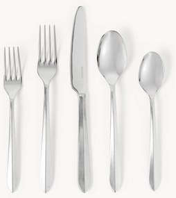 Gepolijste roestvrijstalen bestekset Thibaud, in verschillende maten