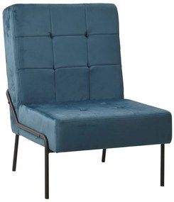 vidaXL Relaxstoel 65x79x87 cm fluweel blauw