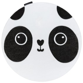 Tapijt PETIT PANDA ROND wit