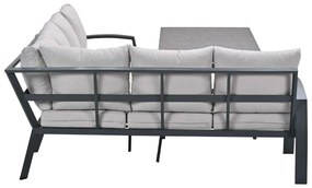 Garden Impressions Cameron lounge dining set 3-delig links - desert sand