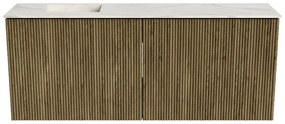 Mondiaz Joya DLux 100cm toiletmeubel dusk met wastafel faye links zonder kraangat ostra