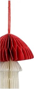Hanger paddenstoel, papier, honingraat, 7 cm