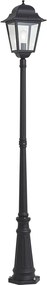 Klassieke buitenlantaarn zwart 220cm IP44 - Big