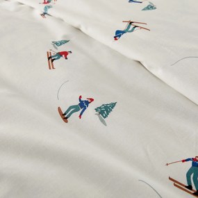 Bedlinnenset van 30% gerecycled katoen, recht kussensloop.Tout Schuss