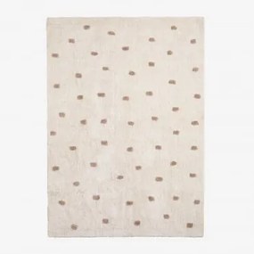 Jankiel Kids Katoenen Vloerkleed 170x125 Cm Bruin - Tarwe - Sklum