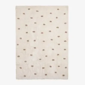 Katoenen Vloerkleed (170x120 Cm) Jankiel Kids Bruin - Tarwe - Sklum