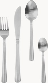 Geborstelde bestekset Kaiya, voor 4 personen, 16-delig