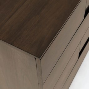 Kave Home Cutt Walnoothouten Ladekast - 120x40x91cm.