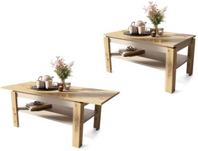 ASTI-R Artisan eiken/beige - moderne salontafel met uitschuifbaar blad