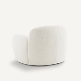 Fauteuil in geplooid melêestof, Malwo