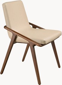 Handgemaakte kunstleren eetkamerstoelen Chandler, 2-delig