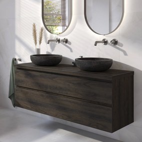 Ben Tendenza badmeubel incl. afdekblad 141x46x64cm coal oak