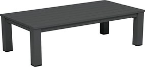 Garden Impressions Coba lounge tuintafel 130x70 - donker grijs