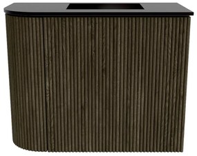 Mondiaz Joya 50cm toiletmeubel ronding links shadow met wastafel faye rechts 1 kraangat urban