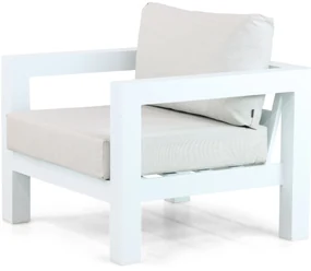 Tuinstoel Aluminium Wit Lifestyle Garden Furniture Luca