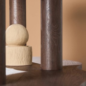 Lage Golvende Openkast Bruin - 120x45x75cm.