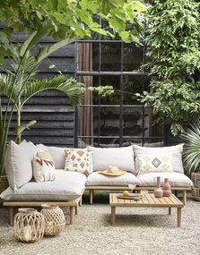 The Outsider Hoek Loungeset - Phoenix - Acaciahout - Off White - The Outsider