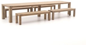 Picknickset ROUGH  | 10 personen | Tuinset teakhout | 5-delig | Kees Smit Tuinmeubelen