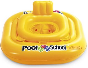 Intex opblaasbare baby float'Pool School'- geel - 1-2 jaar - Diameter 79cm