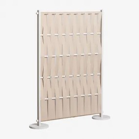 Verpakking Van 2 Aluminium En Touw Schermen Tunas Beige Amandelroos & 105 X 150 Cm - Sklum