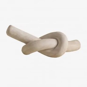Decoratief Beeld Van Cement Ingela Gebroken Wit - Sklum