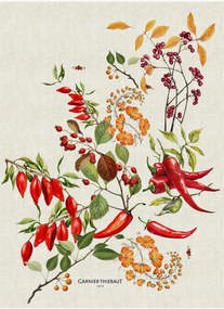 Jacquard theedoeken Piments Doux Epices, 4-delig