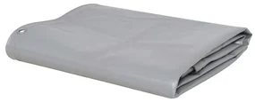 vidaXL Dekzeil 650 g/m² 3x5 m grijs
