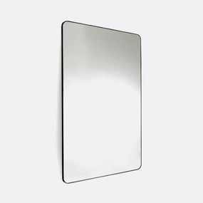 Rechthoekige metalen spiegel, breedte 80 x hoogte 120 cm, IODUS