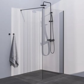 BRAUER Gunmetal Season Inloopdouche - helder glas - 110x200cm - gunmetal geborsteld GS-ISMP1H110200GM