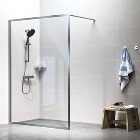 Sealskin Contour inloopdouche incl. antikalk 100x200cm geborsteld RVS