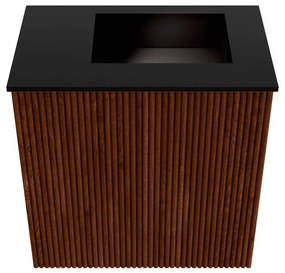 Mondiaz Joya 40cm toiletmeubel ruby met wastafel faye rechts 1 kraangat urban