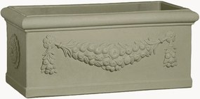 Outdoor plantenpot Rettangolo Festonato, H 30 cm