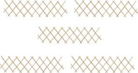 vidaXL Tuinlatwerken 5 st 180x30 cm vurenhout