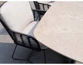 4 Seasons Fabrice tuinset 7-delig - Prado tuintafel 240x105x75 cm