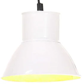 vidaXL Hanglamp rond 25 W E27 48 cm wit