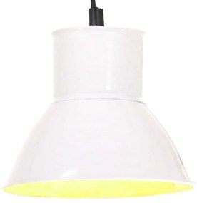 vidaXL Hanglamp rond 25 W E27 48 cm wit