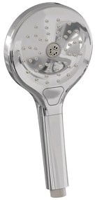 Brauer Stripe thermostatische badkraan met wandhouder en 3 standen handdouche chroom